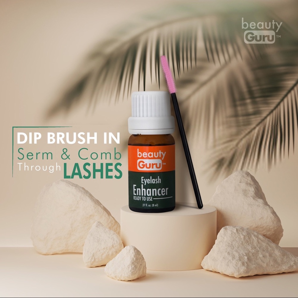 Natural Eyelash Enhance Serum with Castor Oil by Beauty Guru